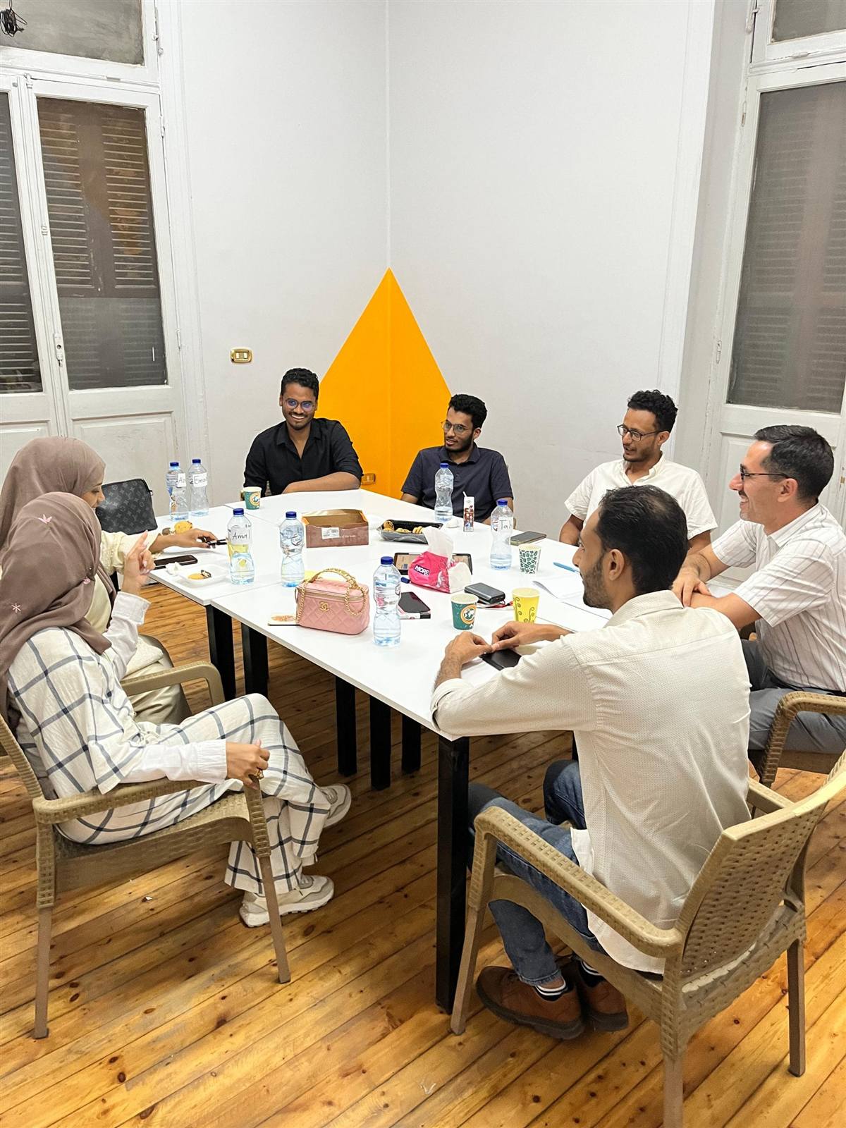 Team collaborating at Sarai